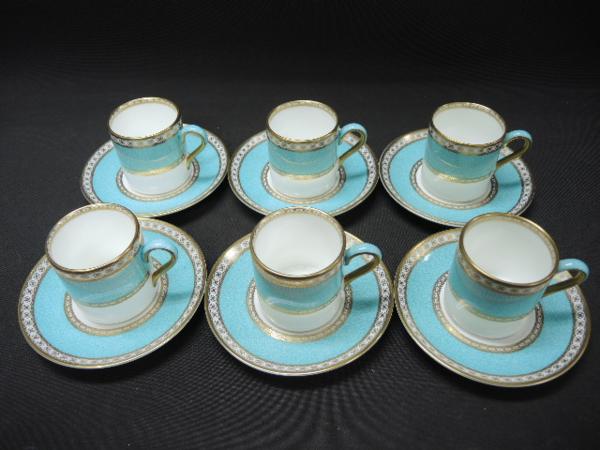 1377/○+ウェッジウッド デミ カップ&ソーサー ユーランダー 6客