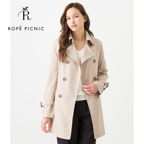 ロペピクニックnon-no4月号掲載ツイルミドル丈トレンチコート