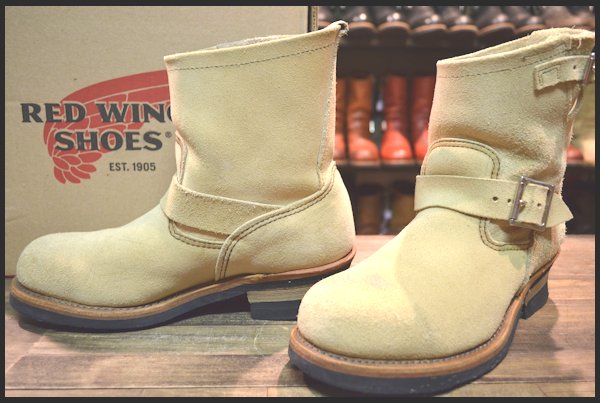 【箱付良品】レッドウィング2965ショートスエードエンジニア7.5D