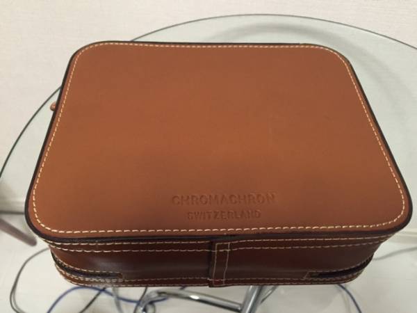 CHROMACHRON SWITZERLAND 腕時計 収納革ケース 8本収納可