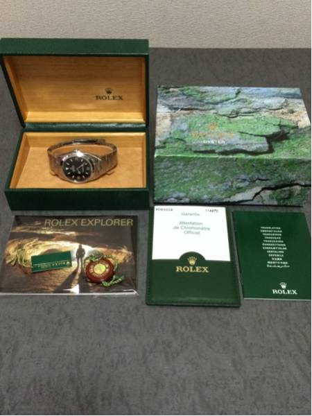新品未使用！ロレックス エクスプローラー1 Ref114270 品番F番