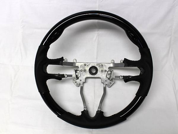 【在庫処分】 ホンダ フィット GE6 ピアノブラックステアリング