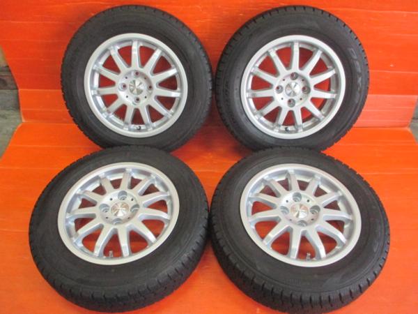 【Y】VW UP!に☆TARGA IRVINE 5J+35 溝有スタッドレス 165/70R14