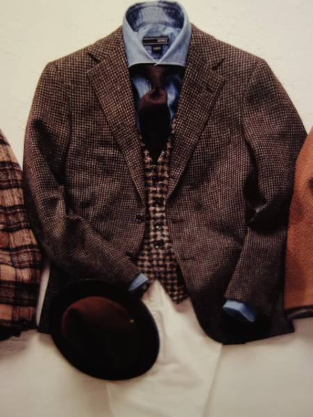 MEN'SEX掲載15AWビームスFブラウンジャケット46新品ボリオリ