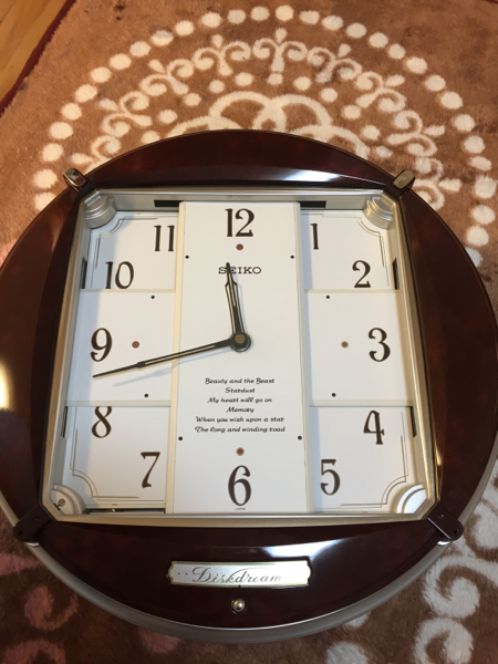 セイコー からくり時計 ディスクドリーム RE544B 中古 動作OK