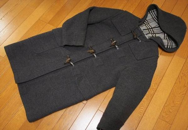 バーバリー◇グレーのダッフルコート◇150(ジャケット、上着)｜売買  