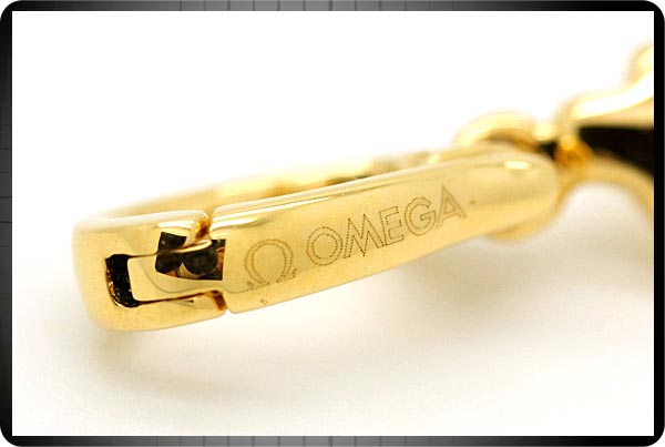 〓B楽市本店〓 オメガ K18YG 1Pダイヤ タツノオトシゴ チャーム