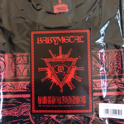 新品未開封 洗礼の証付き！BABYMETAL THE ONE Tシャツ Mサイズ
