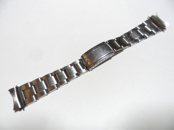 ○ 本物 ROLEX 巻込みリベットブレス 7206 FF82 ラグ幅20mm 