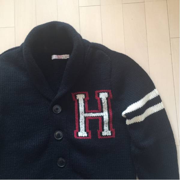 【超美品1円～】ハリウッドランチマーケット カーディガン★黒M