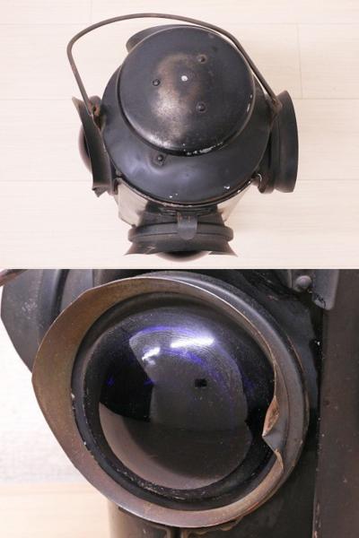 ♯ 昭和レトロ 渡邊燈器 転轍機標識灯 転轍機燈 転てつ機灯 鉄道(廃品