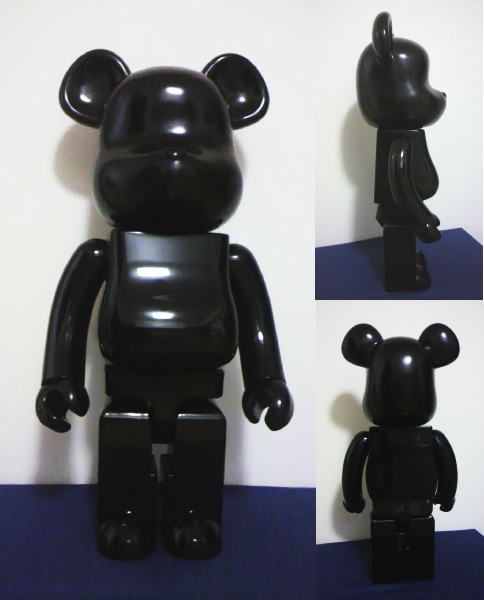 ★★★ 中古 美品 コムデギャルソン 黒 ベアブリック 1000％