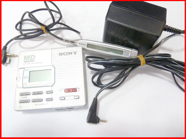 【SONY/ソニー】MDウォークマン◆MZ-R90/シルバー◆録再