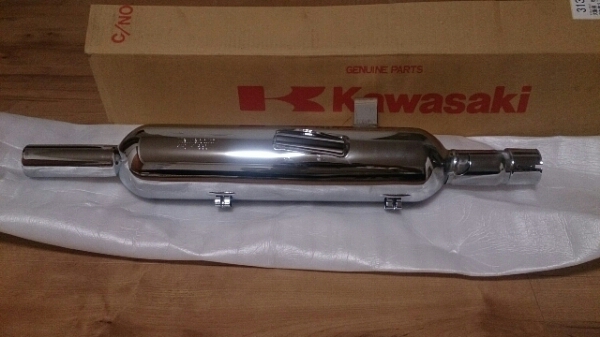 2014年エストレア 純正サイレンサー美品