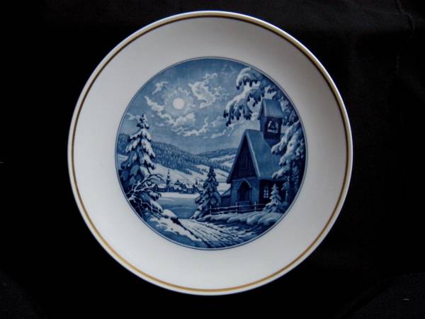 マイセン　イヤープレート　1957年