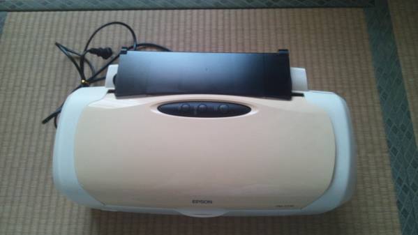 ジャンクPM-G730カラリオプリンターEPSONエプソンインク付年賀状