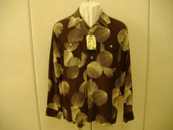 美品 東洋 SUN SURF サンサーフ 長袖 ハワイ アロハ シャツ M(長袖 