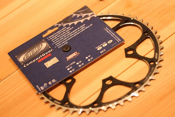 新品 BBB Outer チェーンリング 5arms BCD110mm 52T BCR-31