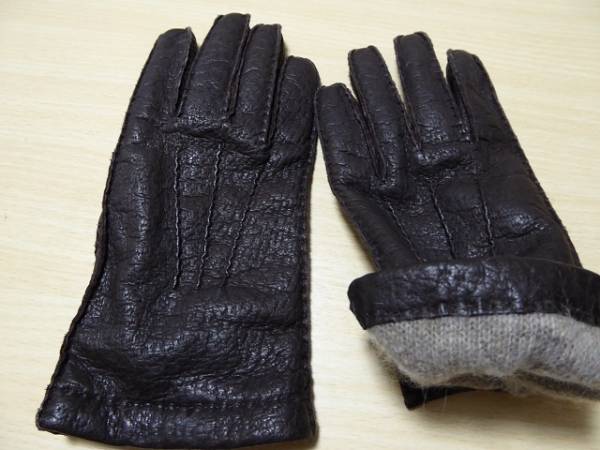 メローラ　ペッカリー　グローブ　ダークブラウン　7 1/2