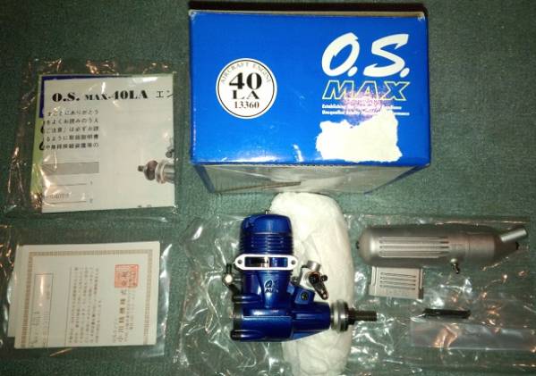 ■■■ OS-MAX 40LA 飛行機用エンジン ブルーバージョン ■■■