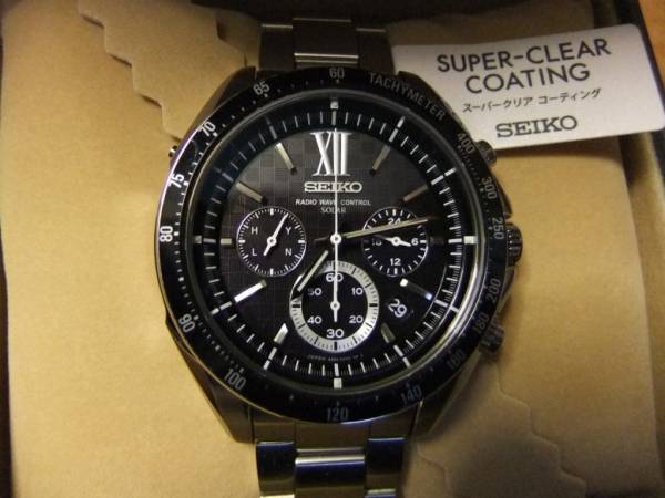 SEIKO ブライツ SAGA105 チタン/クロノ/ローマ数字/定15.1万美品
