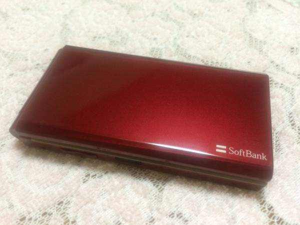 【新品/即決】☆SoftBankソフトバンク*740SC*赤レッド*SIMフリ-