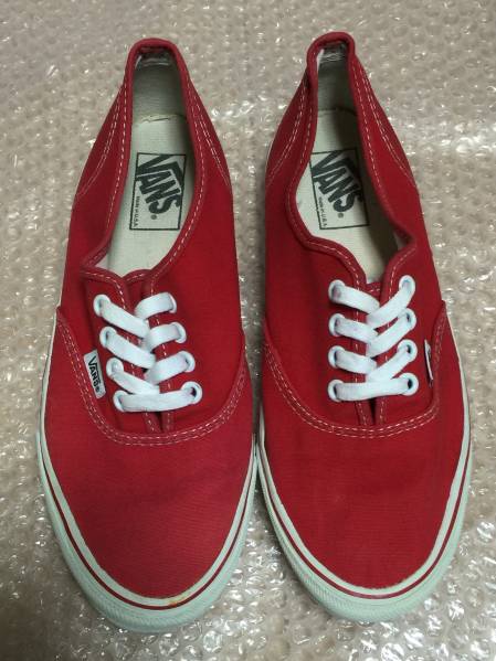 VANS AUTHENTIC usa製 赤 90s ビンテージ オーセンティック/エラ