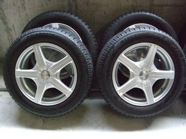 WEDS JOKER アルミ＋ブリザック 185/65R15 バリ山 ４本セット②