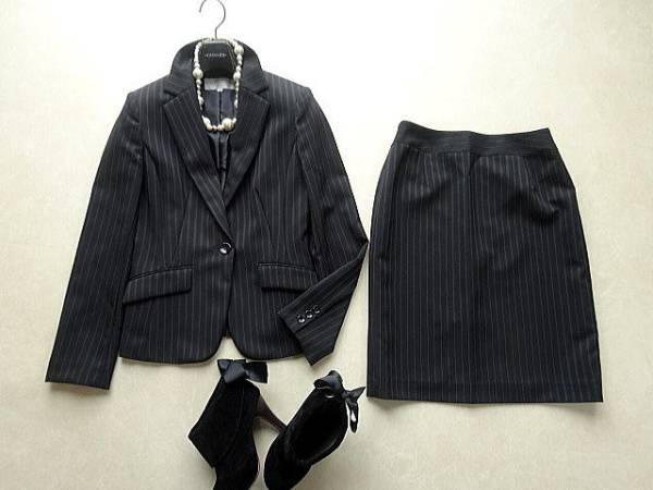 ESPRITMURエスプリミュール◆上品！ストライプリクルートスーツ
