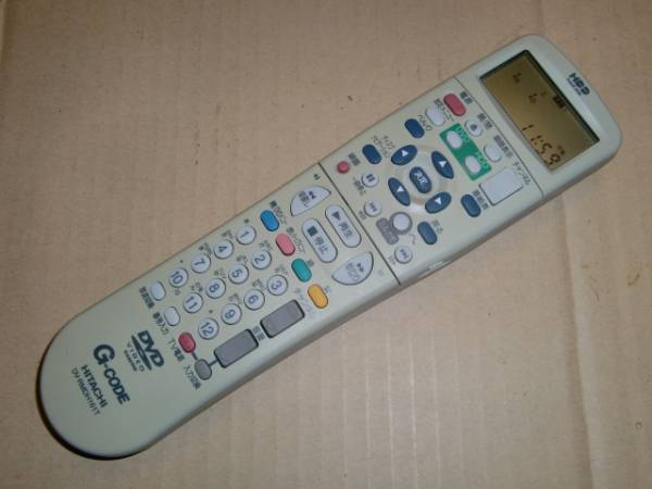 ◆HITACHI HDD/DVDレコーダー用リモコン DV-RMDH161T　美品◆