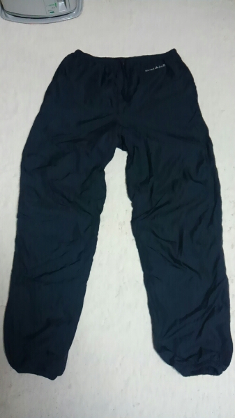 モンベルmont-bell ナイロンパンツ 黒 Lサイズ 内側起毛
