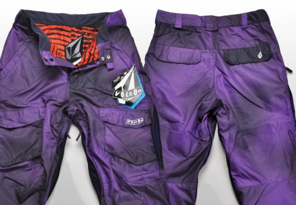 新品 VOLCOM ボルコム◆メンズ スノーボードウェア パンツ 紫 XL