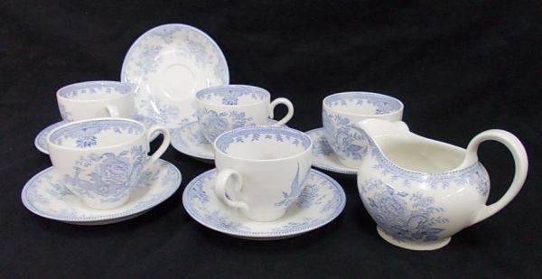 1円～バーレイ Burleigh ティーセット 中古品 O116YT