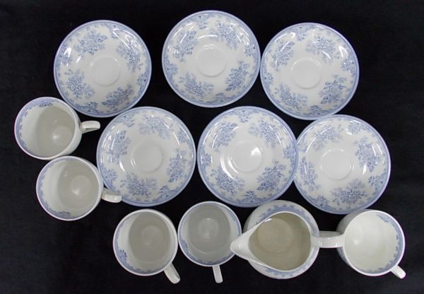 1円～バーレイ Burleigh ティーセット 中古品 O116YT