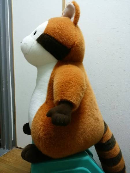 あらいぐまラスカル ぬいぐるみ サンライク製 あらいぐまラスカル サンライク ぬいぐるみ 50cm超 BIG 名作劇場 当