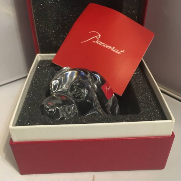 ★非売品★美品★Baccarat/バカラ☆ お茶犬☆伊藤園コラボ☆2002年物 バカラ お茶犬 ITOEN 非売品 美品 非売品 Baccarat□バカラ 【公式通販】
