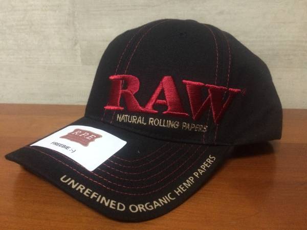  RAW ロゴ キャップ 帽子 ロウ ペーパー 巻紙 ブラック(喫煙グッズ)｜売買されたオークション情報、yahooの商品情報をアーカイブ公開 - オークファン その他