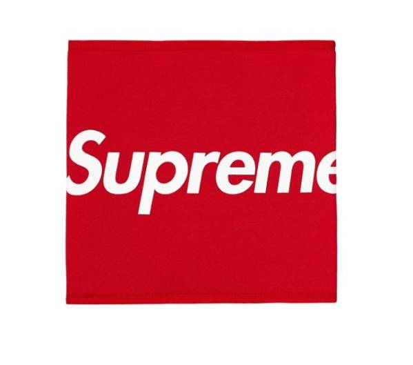 15AW Supreme Fleece Neck Gaiter ネックウォーマー Red 赤 新品