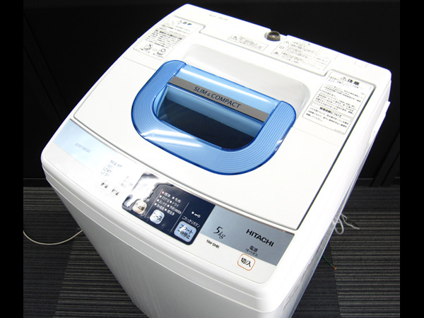 H2632●HITACHI 日立 NW-5MR 全自動洗濯機 5.0kg 2013年
