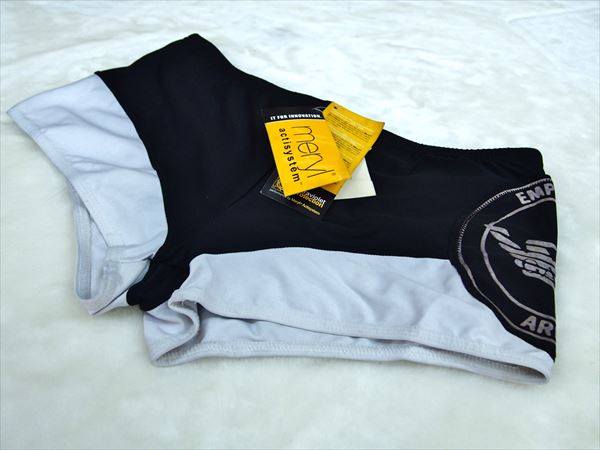 PZ7-159♭新品タグ付!アルマーニ♪SIDEワッペン付スイムウエア*M