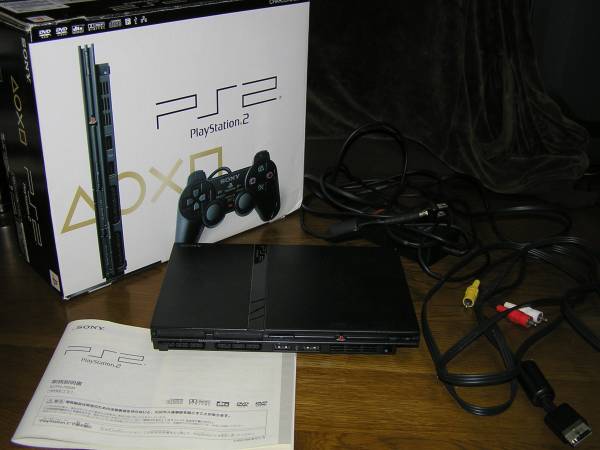 PS2 型番SCPH-75000　完動品　黒　コントローラ無し