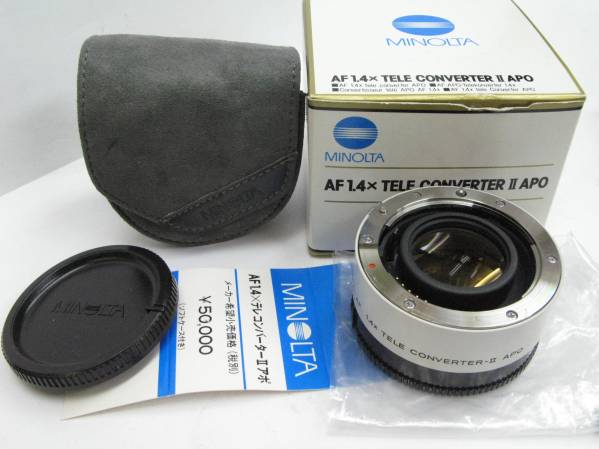MINOLTA AF 1.4X テレコンバーターⅡ APO■美品■9830