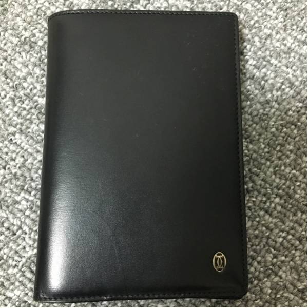 CARTIER カルティエ 手帳カバー 黒 美品