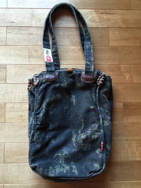 【希少】DIESEL ディーゼル カモフラトートバッグ 迷彩