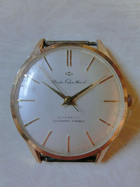 【稼働】セイコー ジャイロマーベル 17石 自動巻き シルバー 腕時計 メンズ 13 SEIKO ジャイロマーベル 17石 ジャンク！ ☆極上の稼働品
