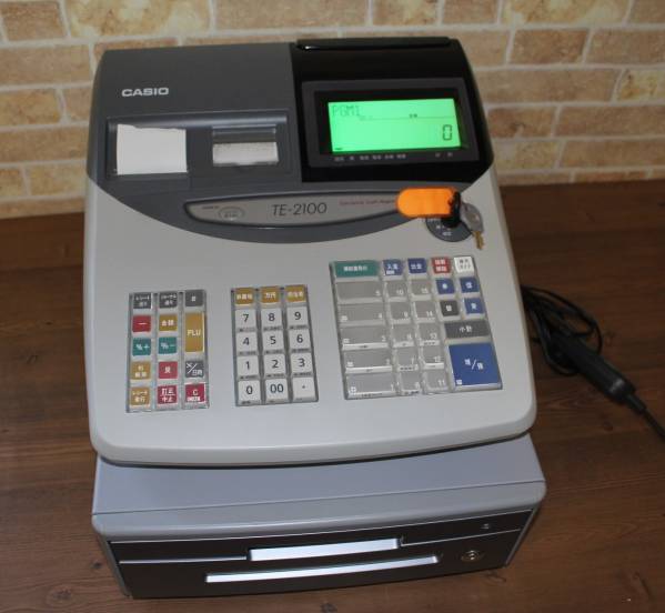 美品 casio カシオ 電子レジスター TE-2100