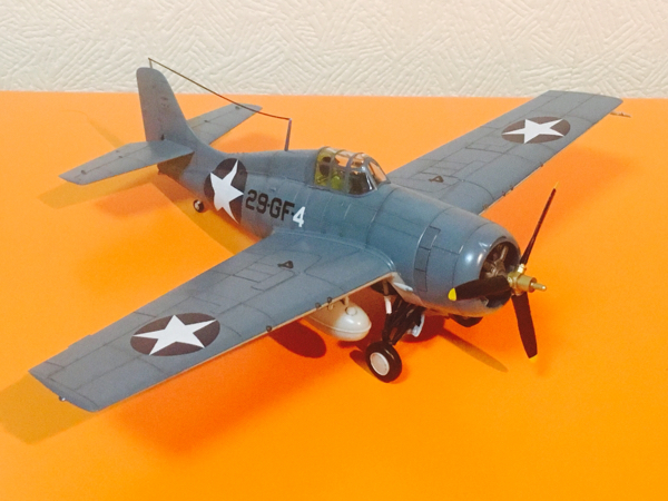 完成品 1/48 タミヤ F4F-4 ワイルドキャット