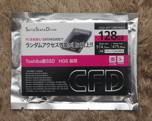 CFD販売☆SSD 128GB TOSHIBA製 CSSD-S6T128NHG6Q（その4）
