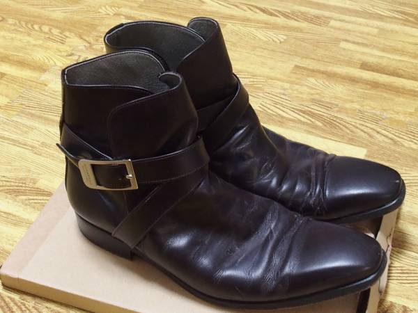 バーバリーブラックレーベル ブーツ 黒 ２５センチ