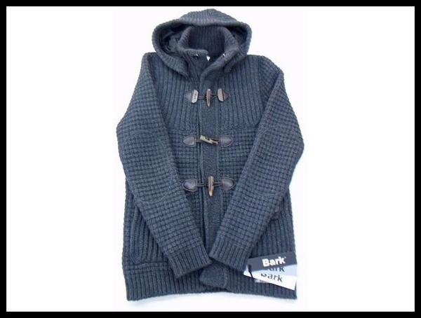 1円～ Bark バーク ニットダッフルコート ライナー付 XSサイズ
